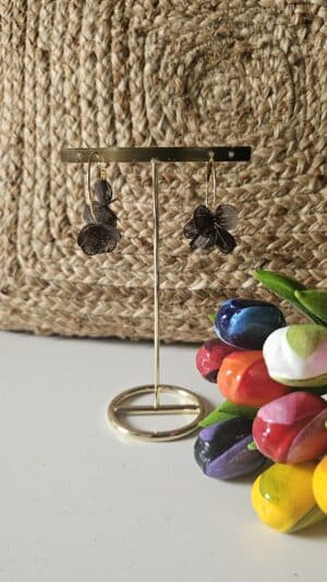 Boucles d’oreilles Chocolat