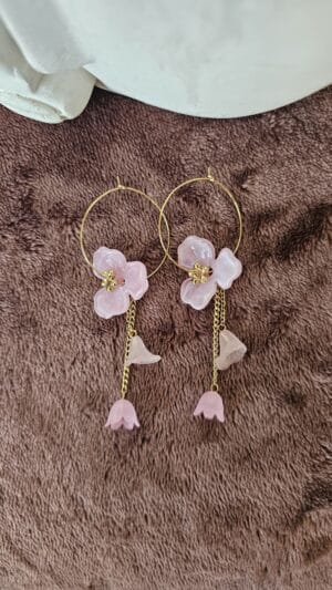 Boucles d’Oreilles Rosa