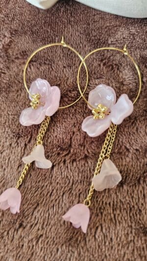 Boucles d’Oreilles Rosa