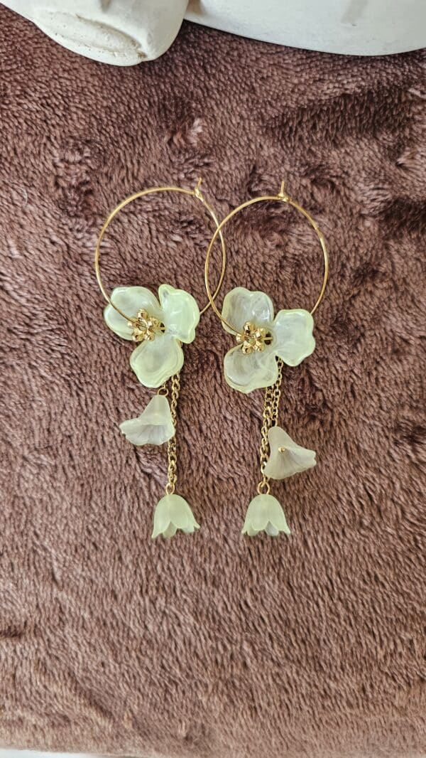 Boucles d'Oreilles Mimosa