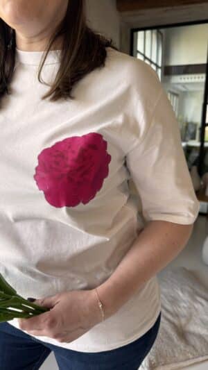 Tee Shirt Pivoine Taille Unique