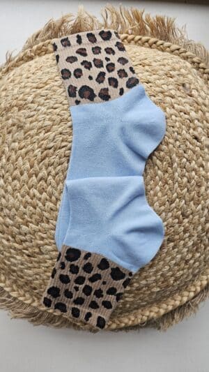 Chaussettes Panthère Bleu