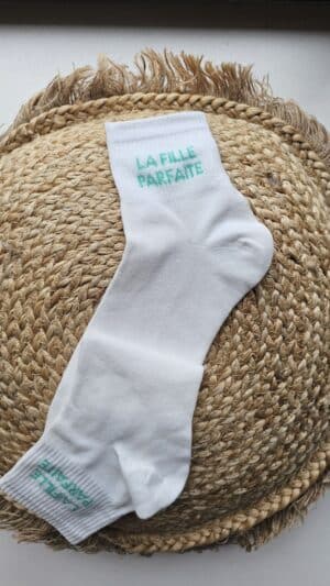 Chaussettes la fille parfaite blanche