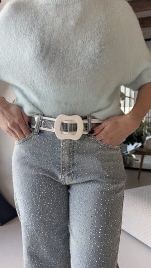 Ceinture Bonnie Blanche