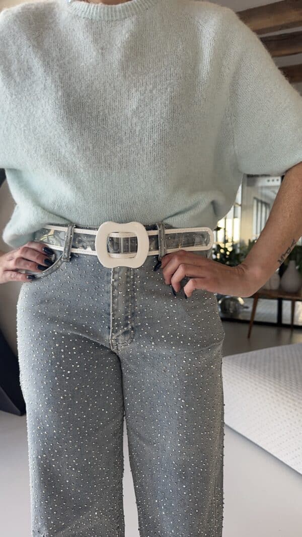 Ceinture Bonnie Blanche – Image 3