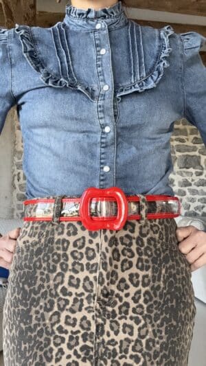 Ceinture Bonnie Rouge